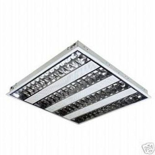 New T5 2x28W Fluro Fluorescent Louver T Bar Troffer light Philips