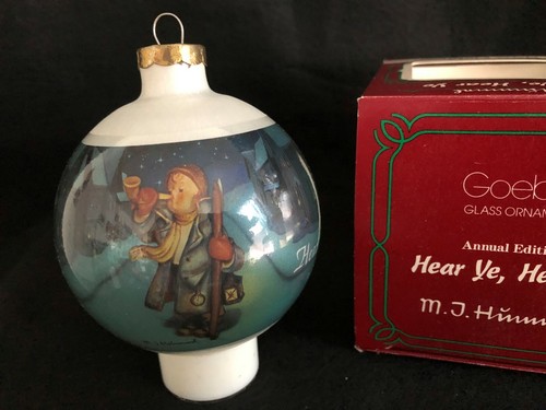 Hear Ye, Hear Ye 1985 Annual Edition Goebel MJ Hummel Glass Ornament * - Picture 4 of 5