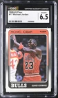 1988 89 Fleer CGC 6.5 MICHAEL JORDAN Trading Card NBA #17 GOAT sports ICON Bulls