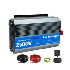 2500W Pure Sine Wave Inverter 12V DC to 120V AC Converter for Home, RV, Truck...