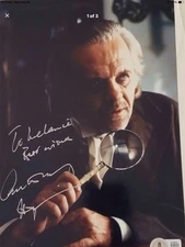 Anthony Hopkins Signed Braum Stroker Photo
