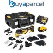 Dewalt DCS356P1 18v XR Brushless 3 Speed Multi Tool +35 Accessories +Tstak 1x5ah