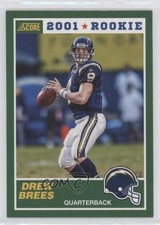 2014 Score Iconic Rookie Card Variations Drew Brees #3 0v0. rookie card picture