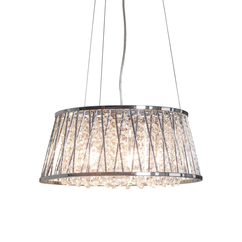 Ceiling Light Silver Sophia 5 Polished Chrome Endon 76694