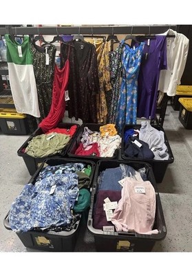 USED MIX BRANDS WHOLESALE BULK WOMEN S CLOTHING LOT NWT 45pcs