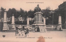 63 CLERMONT FERRAND STATUE OF BLAISE PASCAL