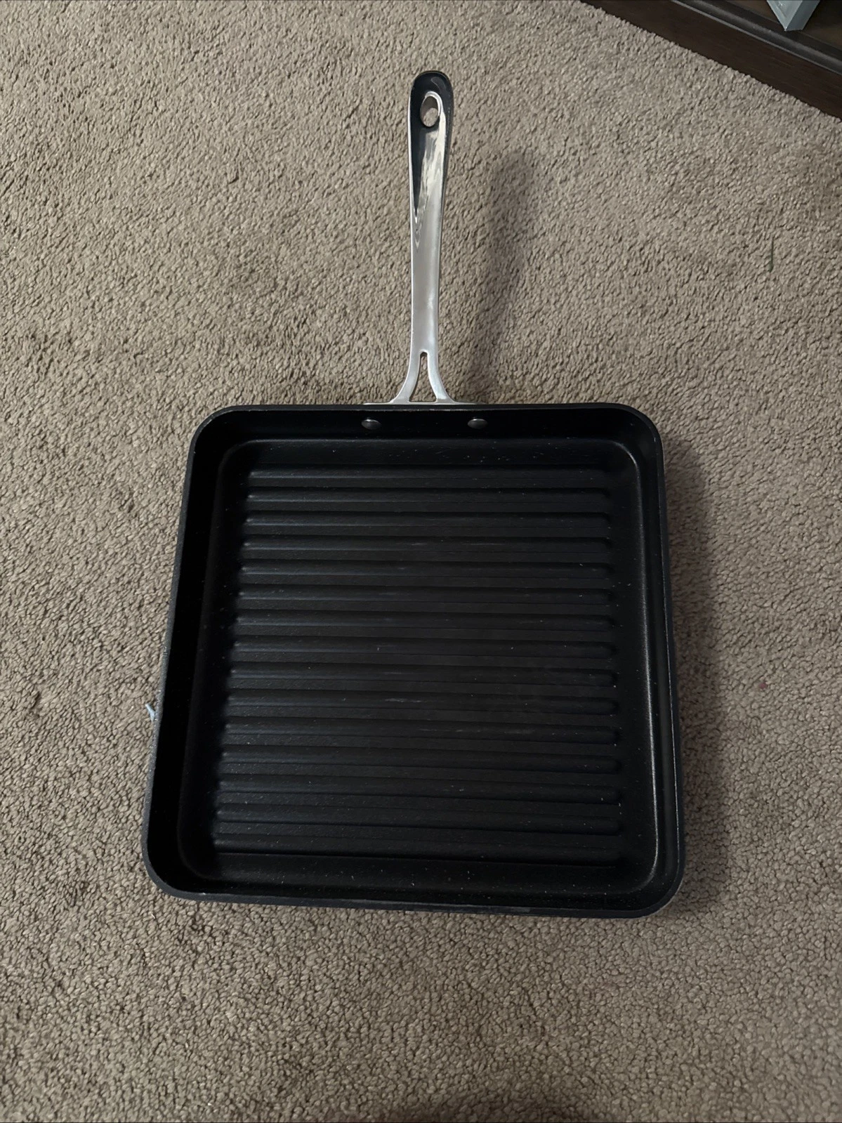ALL-CLAD Hard Anodized Square Non-Stick Griddle Grill Pan 11 In