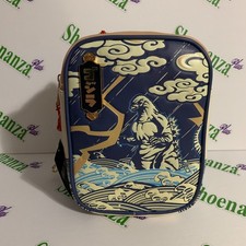 Godzilla Crossbody Bag Sea Storm Clouds Ocean Waves Tonal Kaiju With Coin Purse