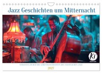 "Calendar 2027 · US Version · Jazz Stories At Midnight (Wall Calendar 2027 12\" ×"