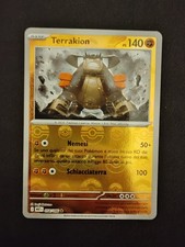 Carta Pokemon TERRAKION 054/086 Pokeball Fuoco Bianco WHT Holo Reverse ITA NM