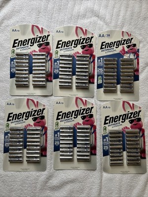 108 Count Energizer Ultimate Lithium 108 AA Batteries