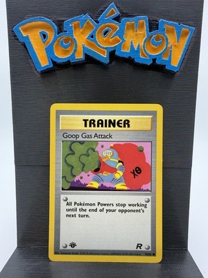 1st Edition Goop Gas Attack - Team Rocket - #78/82 - Vintage Pokémon Card WOTC