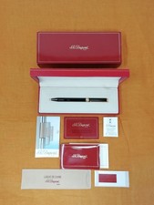 S.T. Dupont Gatsby Penna a Sfera Nera Stylo Bille Laque De Chine Noire  24K NEW