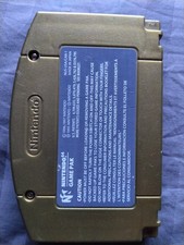 Legend of Zelda Majora's Mask N64 Holographic Gold Cartridge Authentic Un Tested
