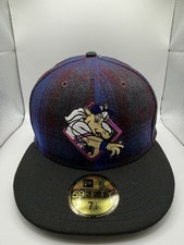 Texas Ranger MLB New Era Fitted Hat 7 1/4 Mascot Captain Wool Blend Cap