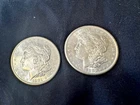 2 Coins both 1881- S Morgan Silver Dollars - Uncirculated