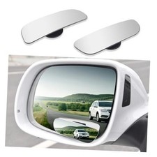 2PCS Car Blind Spot Mirror,360  Rotatable HD Wide Angle Convex Mirror Rectangle