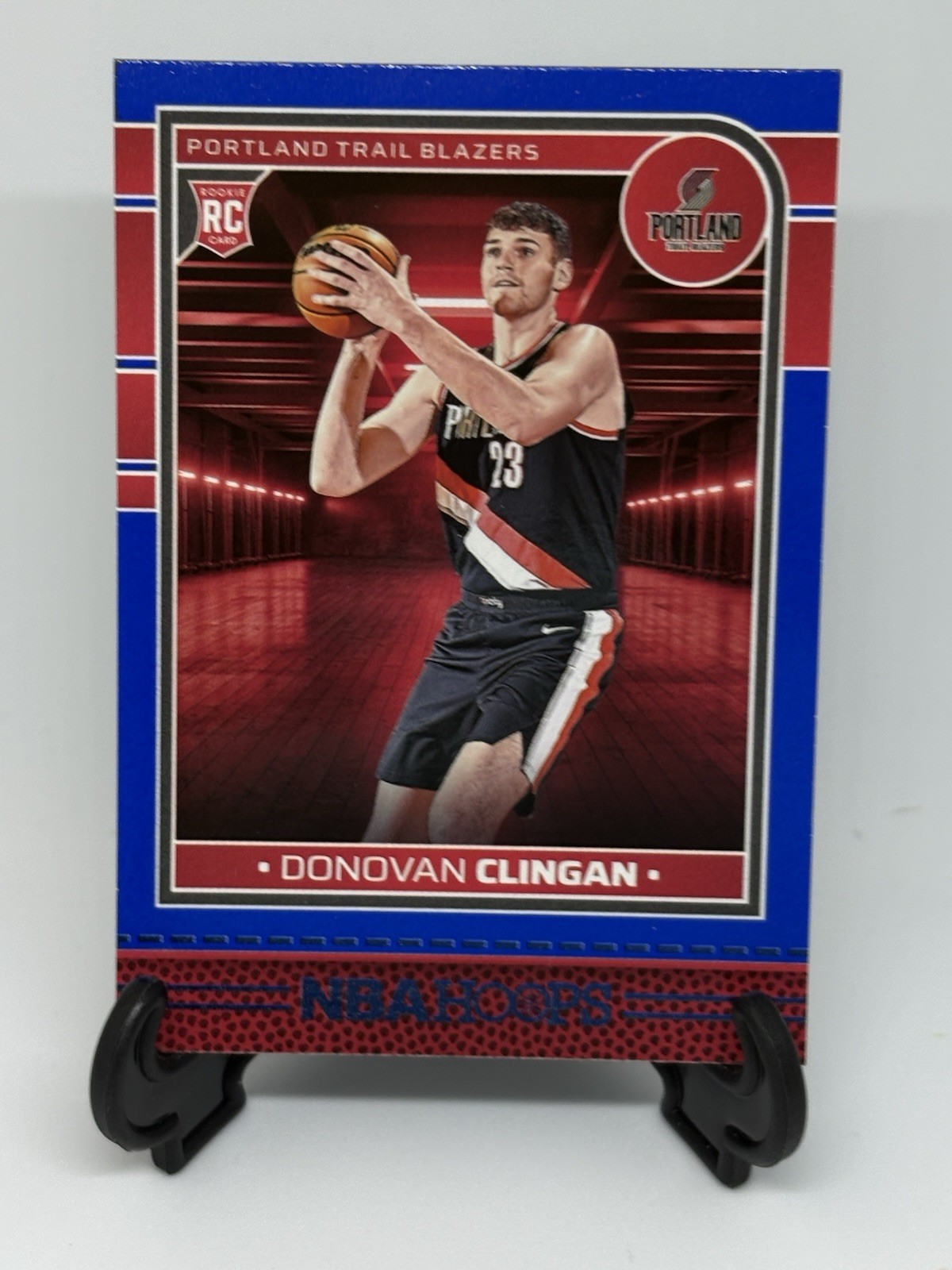 2024-25 Panini Nba Hoops - Rookies Donovan Clingan #237 Blue (RC) Portland SP
