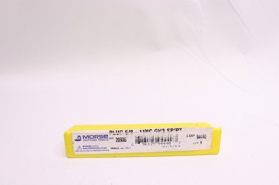 Morse Flute Tin Coated Spiral Point Steel 94440