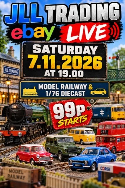 JLL Trading Live Model Railway locos wagons coaches & 1/76 Diecast 99p 