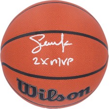 Steve Nash Phoenix Suns Signed Wilson Indoor/Outdoor Basketball with 2x MVP Insc