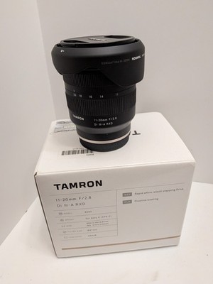 Tamron 11-20mm F/2.8 Di III-A RXD Lens for Sony E-Mount - Black