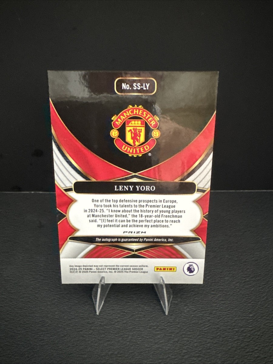 2024-25 Panini Select EPL - Blue Pulsar Select Signatures Leny