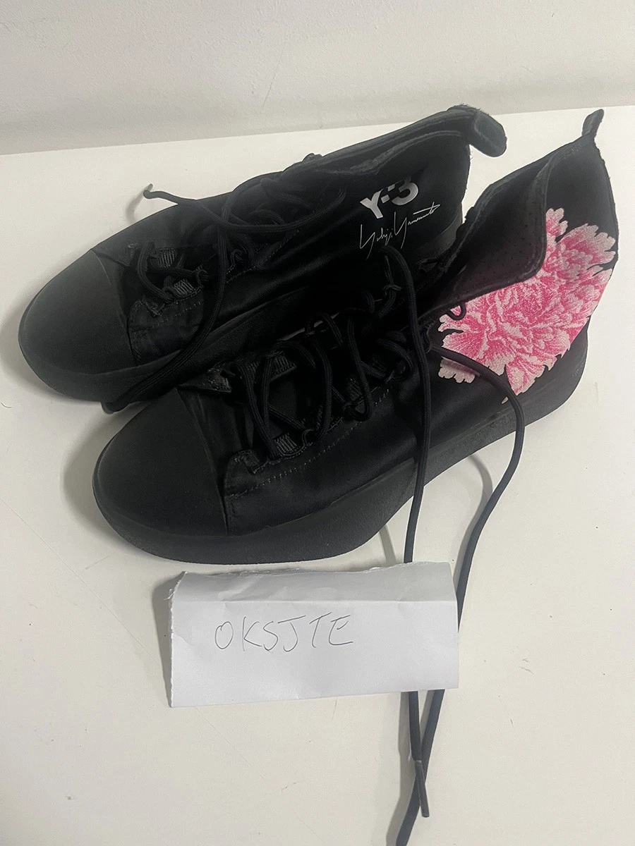 Adidas Y-3 BASHYO Sneakers Men\'s Size 9.5 Black/White/Pink B43890 Adidas Y-3 Bashyo White for sale | eBay main image 4