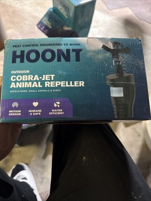 HOONT Cobra Jet Outdoor Animal Repeller Deer Small Animals Birds H935 Open Box 