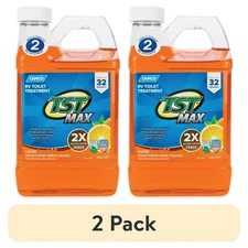 (2 pack) Camco TST MAX RV Liquid Toilet Treatment, Septic Safe, 64 Ounces