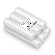 [2024 New] 6 Pack 8" x 20' and 11" x 20', Vacuum Sealer Rolls Bags for Food, ...