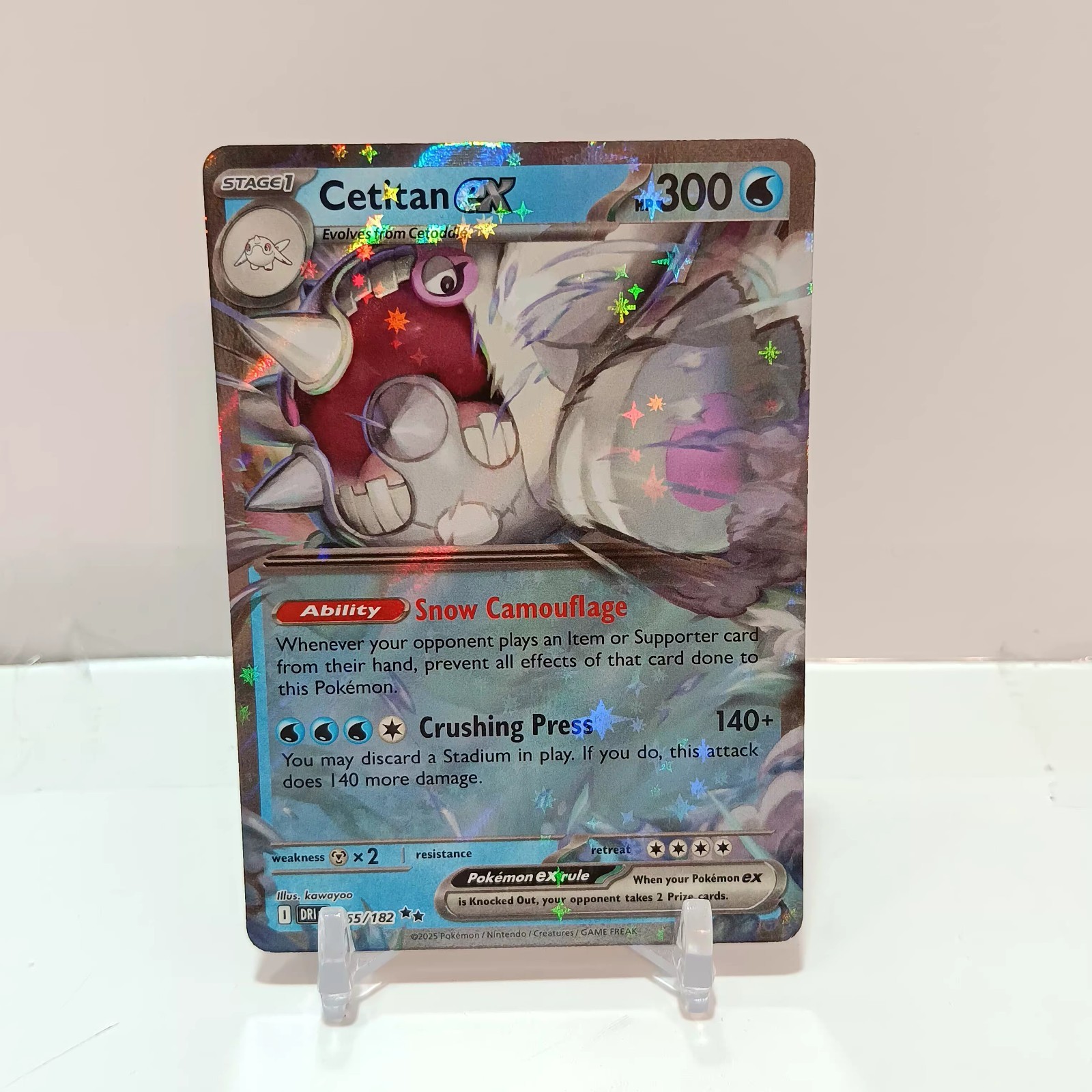 Pokémon Cetitan Ex 65/182 NM Destined Rivals