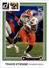 2021 Panini Chronicles Draft Picks Donruss Retro Pink #42 Travis Etienne Jr FB