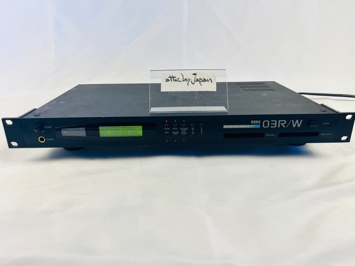 KORG 03R/W 1U Rack Sound Module Synthesizer Working Tested New