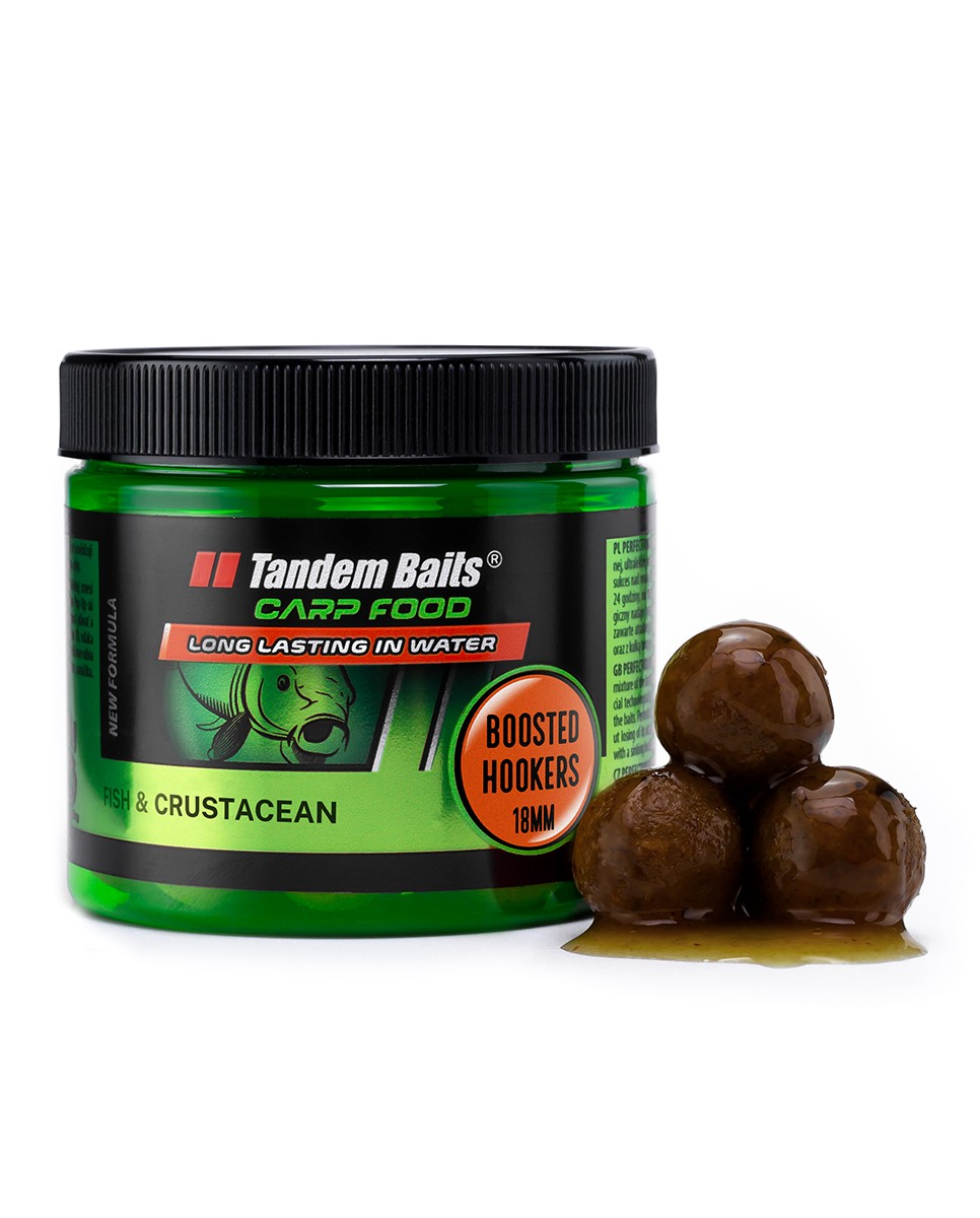Tandem Baits Boilies Boosted Hookers CF 18 mm–300 g Pesce e Crostacei
