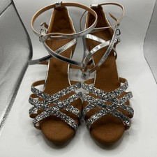 NEW Dance And Sway Women s Size 9 Gray Shoes Flared Heel 2.8