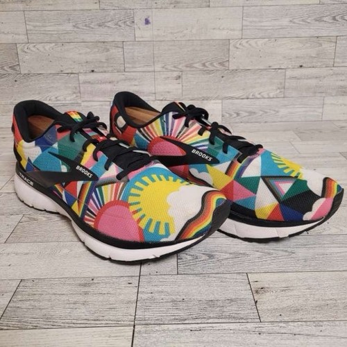 Sneakers da corsa sportive Brooks × Lisa Congdon Trace 2 Pride da uomo taglia 11 - Foto 2 di 10