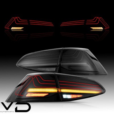 VLAND LED Tail Lights For vw Golf 7 MK7 7.5 2014-2016 w/ Animation & Sequential