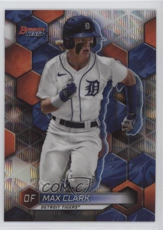 2023 Bowman's Best Top Prospects Wave Refractor Max Clark #TP-23 9h3
