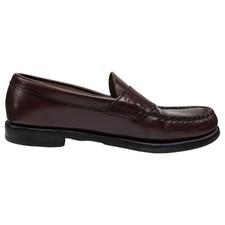 GH Bass Weejuns Leather Loafers Mens Cordovan Red Slip On Shoes Size 8 D