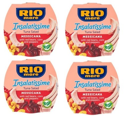 4X RIO MARE INSALATISSIME TUNA SALAD MESSICANA  4X160GR