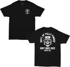 DBK Fully Pinned Tee - Youth Large - Black