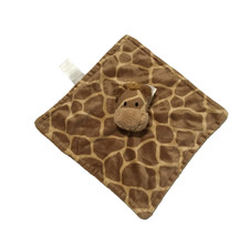 2013 Koala Baby Giraffe Tan Brown Baby Lovey Security Blanket