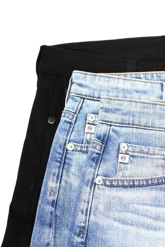 AG Adriano Goldschmied Rag & Bone Mujer Faldas Denim Jeans Azul Talla 26 Lote 3 Foto 3 de 4