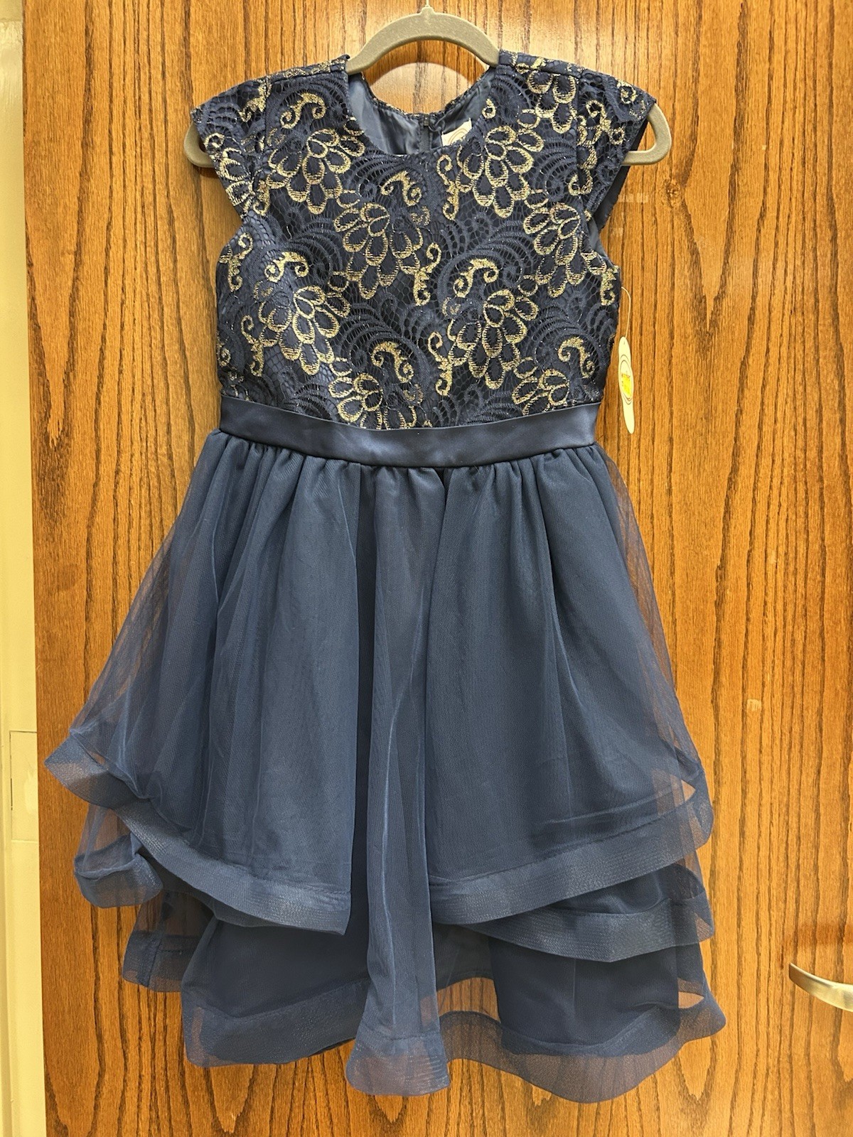 Wonder Nation Girls Navy NWT Tulle Dress Size 14