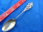 5-1/8" Antique Lead South Dakota High School Sterling Silver Souvenir Spoon 1910