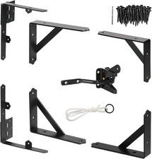 Anti Sag Fence Gate Kit Adjustable Gate Hardware Set For Wood Fence Heavy Duty