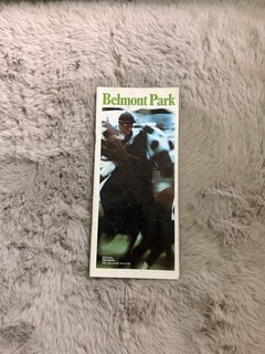 Belmont 1973 Secretariat triple Crown program $2 Double Ticket RARE