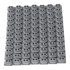 7 Pieces Keyboard Conductive Silicone Strip Replacement Contact Pad