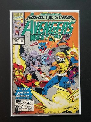 Avengers West Coast 80 Marvel Comics Mar 1992 Galactic Storm Part 2